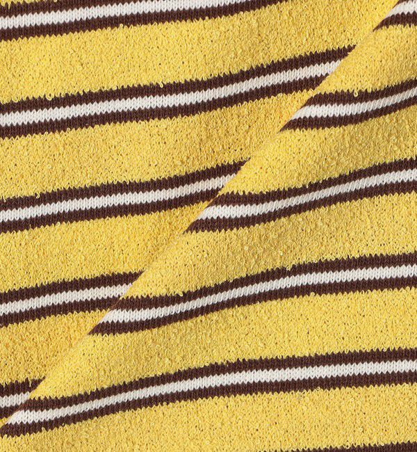 SHIPS any「SHIPS any:〈洗濯機可能〉パイル ボーダー ノースリーブ TEE」|タンクトップ|