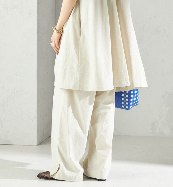 SHIPS for women「maroba:＜手洗い可能＞ドロスト ラッシュ パンツ」|その他|