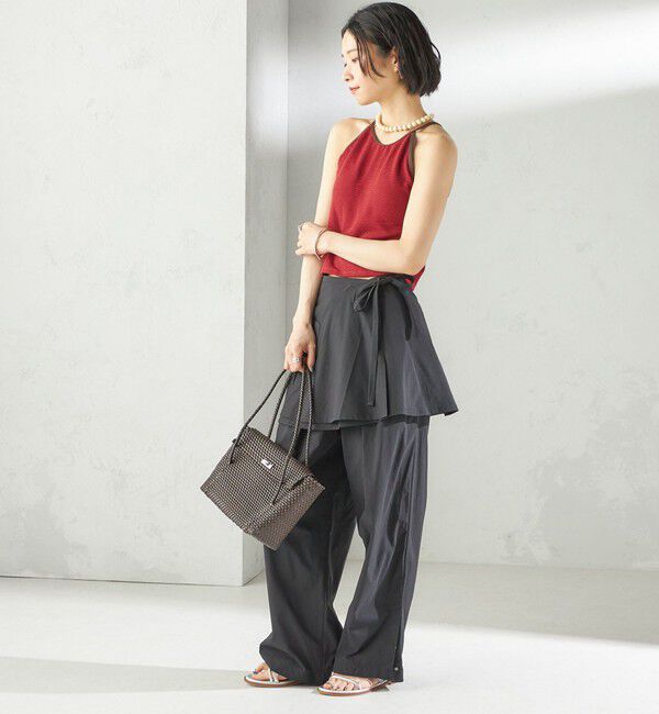 SHIPS for women「maroba:＜手洗い可能＞ドロスト ラッシュ パンツ」|その他|