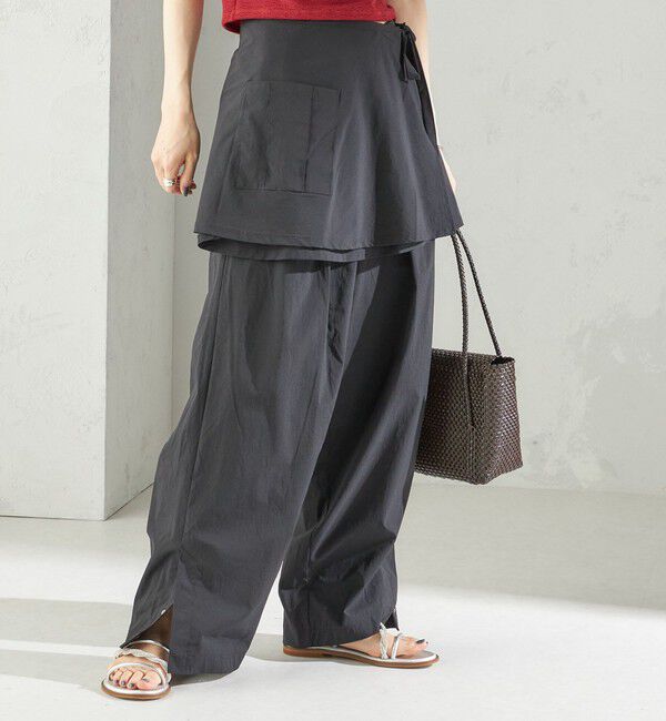 SHIPS for women「maroba:＜手洗い可能＞ドロスト ラッシュ パンツ」|その他|