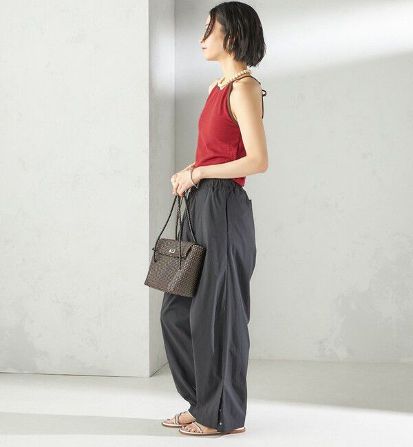 SHIPS for women「maroba:＜手洗い可能＞ドロスト ラッシュ パンツ」|その他|