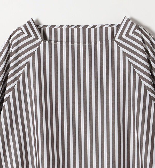 SHIPS any「SHIPS any:〈洗濯機可能〉REPREVE ボートネック フレアスリーブ ブラウス」|シャツ・ブラウス|