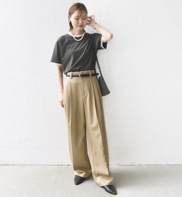 SHIPS for women「〈接触冷感〉レイヤード ライク TEE」|Tシャツ・カットソー|