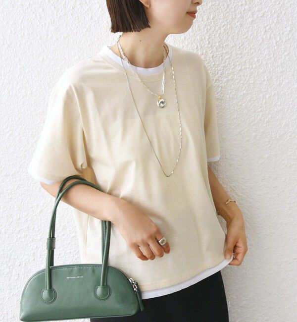 SHIPS for women「〈接触冷感〉レイヤード ライク TEE」|Tシャツ・カットソー|