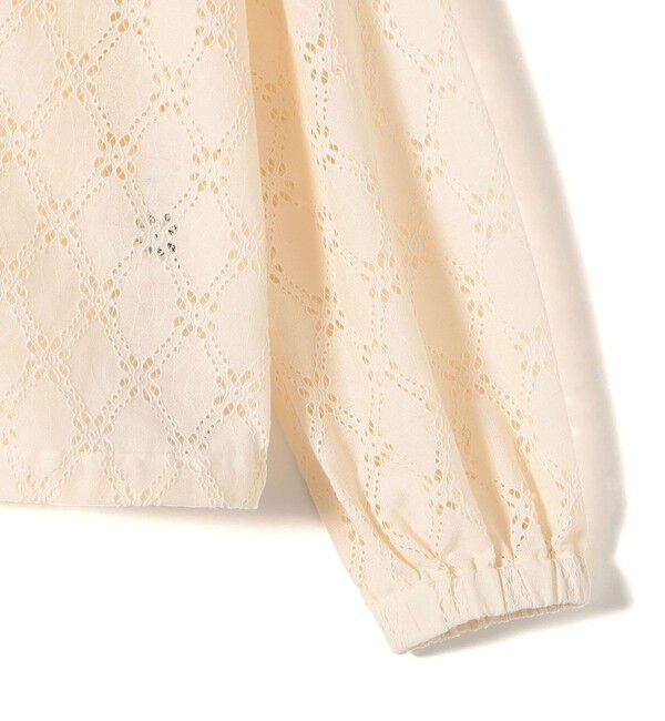 SHIPS for women「【WEB限定】〈手洗い可能〉レース フード シャツ 羽織」|シャツ・ブラウス|