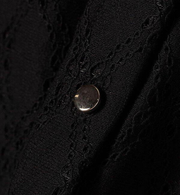 SHIPS for women「【WEB限定】〈手洗い可能〉レース フード シャツ 羽織」|シャツ・ブラウス|