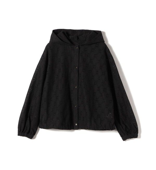 SHIPS for women「【WEB限定】〈手洗い可能〉レース フード シャツ 羽織」|シャツ・ブラウス|