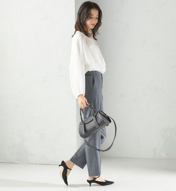 SHIPS for women「〈手洗い可能〉シアー タンブラー デザイン ギャザー ブラウス」|シャツ・ブラウス|