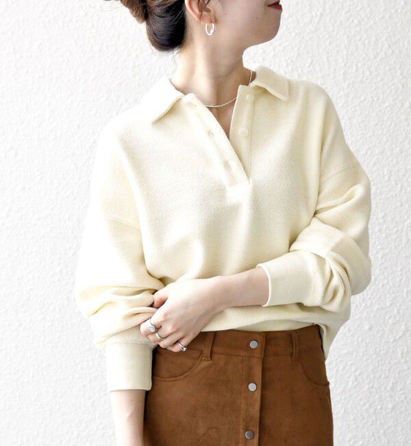 SHIPS any「SHIPS any:〈手洗い可能〉サカリバ コンパクト ポロシャツ プルオーバー」|ポロシャツ|