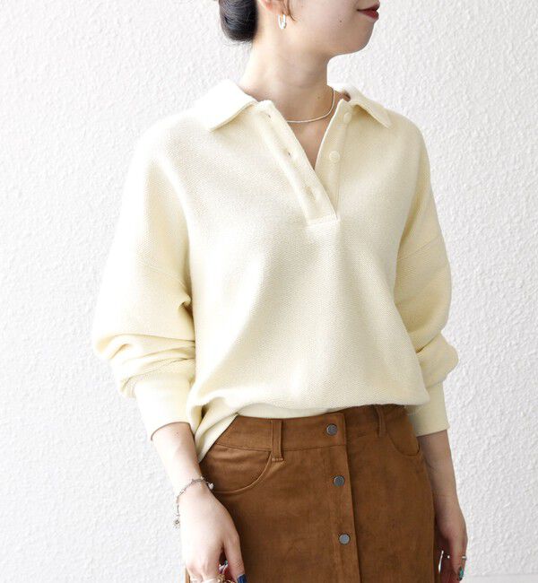 SHIPS any「SHIPS any:〈手洗い可能〉サカリバ コンパクト ポロシャツ プルオーバー」|ポロシャツ|