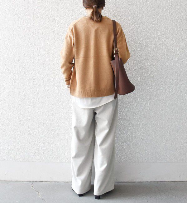 SHIPS any「SHIPS any:〈手洗い可能〉AQUA カシミヤ ミックス スキッパー カーディガン」|カーディガン|