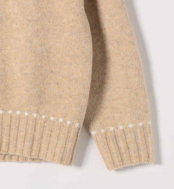 SHIPS any「SHIPS any:〈手洗い可能〉ステッチ デザイン フーディー ルーズ ニット」|ニット・セーター|