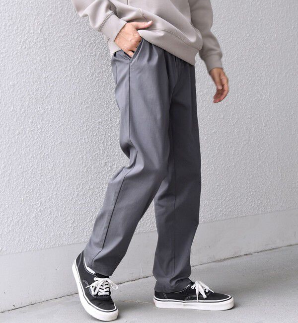 SHIPS any「SHIPS any:〈洗濯機可能/UVカット〉スーパー ストレッチ テーパード イージー パンツ◇」|チノ|