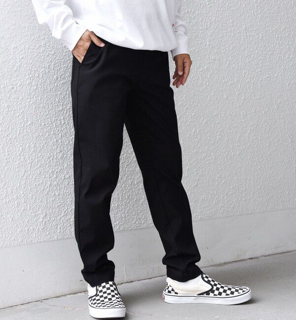 SHIPS any「SHIPS any:〈洗濯機可能/UVカット〉スーパー ストレッチ テーパード イージー パンツ◇」|チノ|