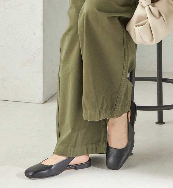 SHIPS for women「Manovie Toscane: スクエア スリング バック」|パンプス|