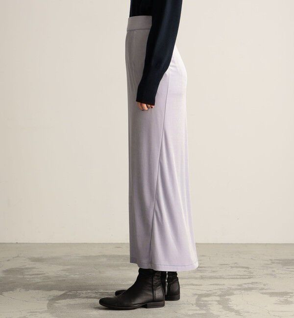 BACCA「inner piece ベロアジャージー ロングスカート」|スカート|