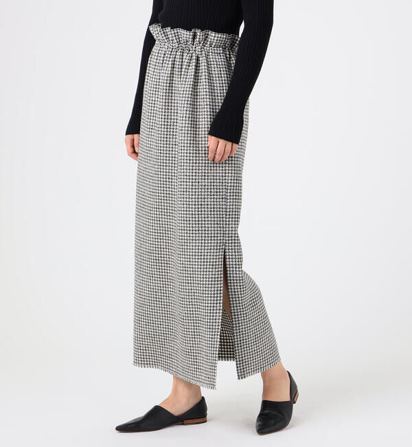 DES PRES「ブロークンバルキーツイル ギャザーマキシスカート」|スカート|