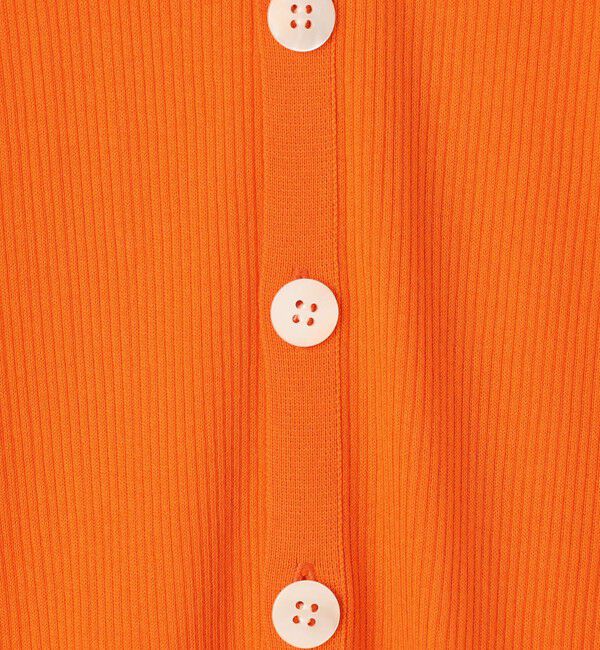 GALERIE VIE「ギザコットンリブ Vネックロングカーディガン」|カーディガン|