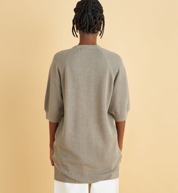 GALERIE VIE「ドライカノコ ハーフスリーブカーディガン」|カーディガン|