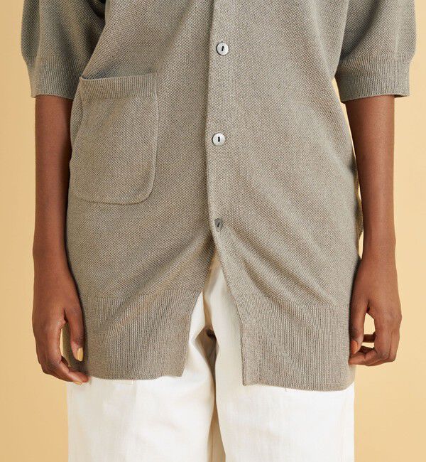 GALERIE VIE「ドライカノコ ハーフスリーブカーディガン」|カーディガン|