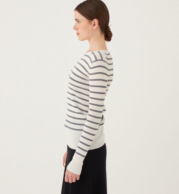 GALERIE VIE「プルミエールウールリブ クルーネックプルオーバー」|ニット・セーター|