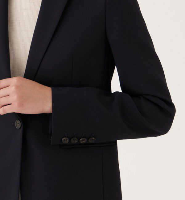 DES PRES「ポリエステルウールバラシャ ノッチドラペルジャケット」|テーラードジャケット|