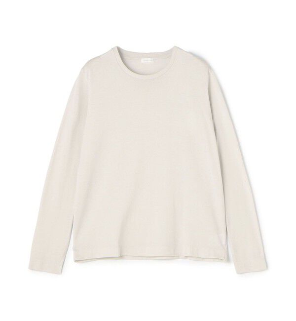 GALERIE VIE「パウダーコットン クルーネックプルオーバー」|Tシャツ・カットソー|13 ライトグレー