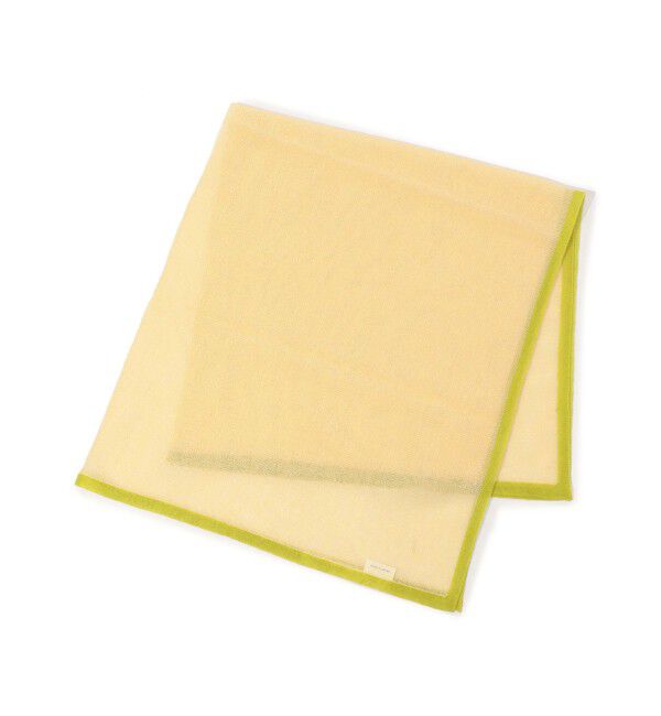 TOMORROWLAND GOODS「ASAUCE MELER ラミーニットトリミングストール」|バンダナ・スカーフ|42 ライトベージュ系