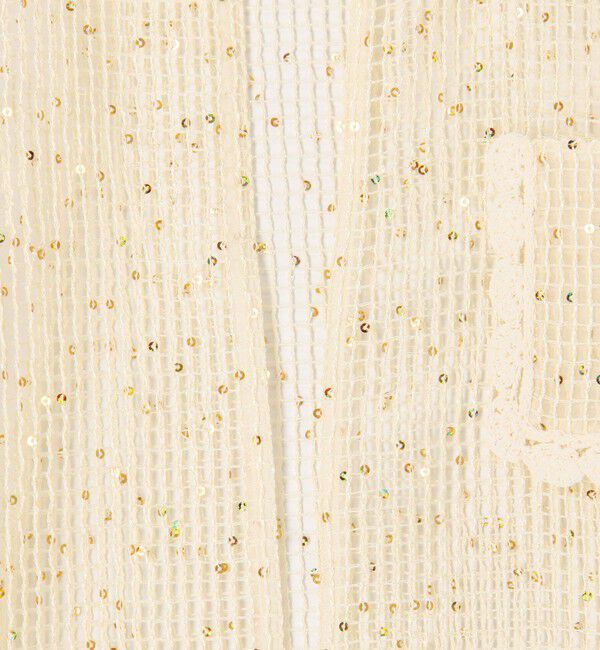 DES PRES「スパークリングネット シャツカーディガン」|シャツ・ブラウス|