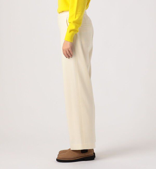 GALERIE VIE「ホワイトフランネル　ストレート イージーパンツ」|チノ|