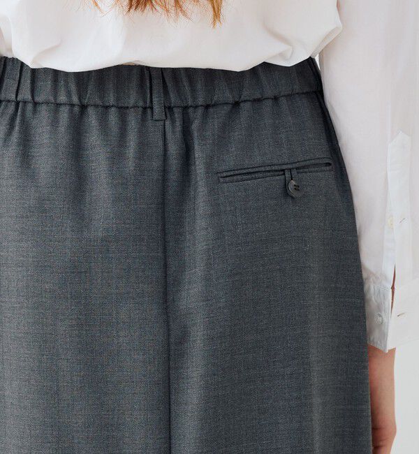 GALERIE VIE「ウォッシャブルギャバジン Iラインマキシスカート」|タイト|