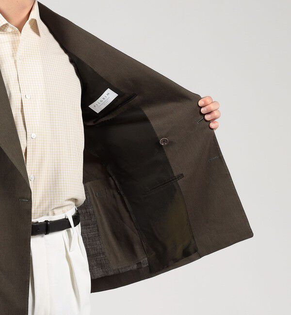 TOMORROWLAND MENS「【別注】De Petrillo ストレッチトロピカル ダブルブレステッド6Bジャケット」|テーラードジャケット|