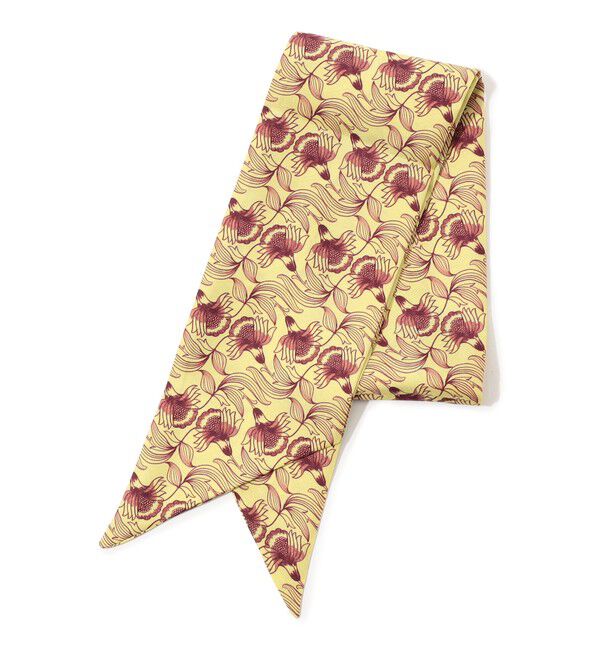 TOMORROWLAND GOODS「Kinloch シルクプリント スカーフ」|バンダナ・スカーフ|16 イエロー系