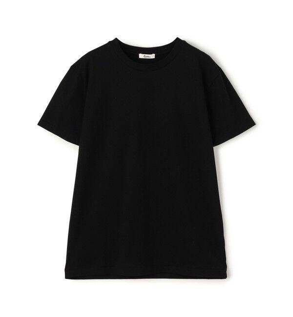 Edition「ピマコットン ハーフスリーブトップス」|Tシャツ・カットソー|19 ブラック