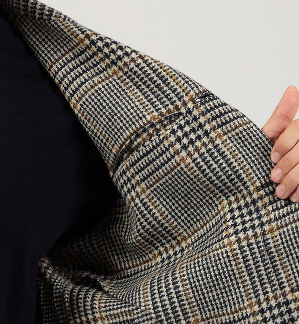 TOMORROWLAND BUYING WEAR「【別注】CARUSO ウールグレンチェック ショートブルゾン」|ブルゾン・スタジャン|