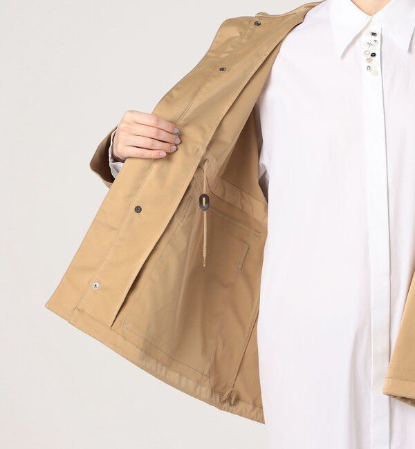 MACPHEE「ダブルサテン フーディーブルゾン」|ブルゾン・スタジャン|