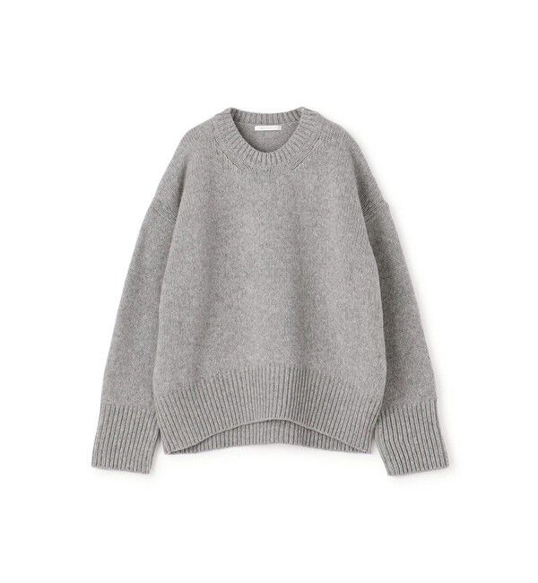 GALERIE VIE「ファインウール クルーネックプルオーバー」|ニット・セーター|15 グレー