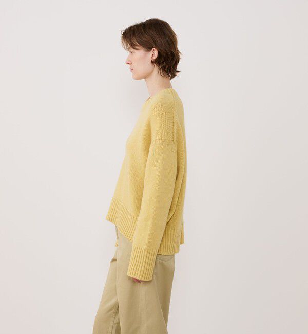 GALERIE VIE「ファインウール クルーネックプルオーバー」|ニット・セーター|