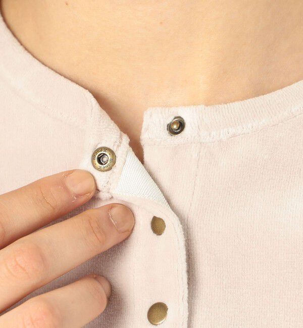 BACCA「ヘビーベロア ショートカーディガン」|カーディガン|