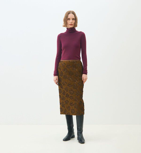 TOMORROWLAND collection「フローラビーストレッチ タイトストレートスカート」|タイト|