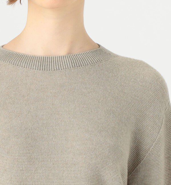 GALERIE VIE「カシミヤコットン クルーネックプルオーバー」|ニット・セーター|