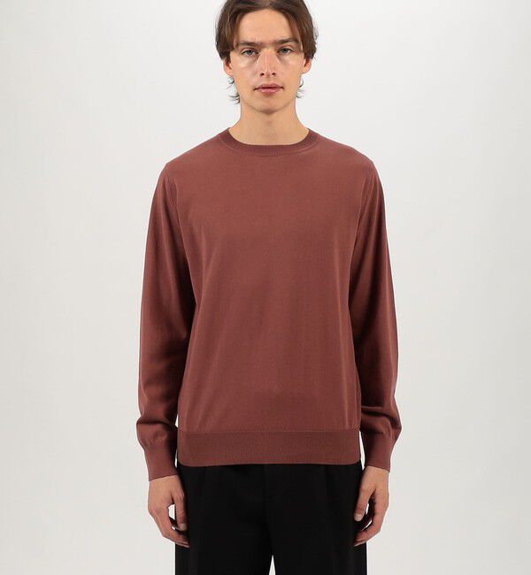 TOMORROWLAND MENS「ギザコットン クルーネックニット 」|ニット・セーター|