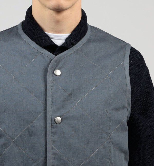 TOMORROWLAND BUYING WEAR「【別注】LAVENHAM UNWADDED THORNHAM リネンコットン キルティングベスト」|ベスト・ジレ|