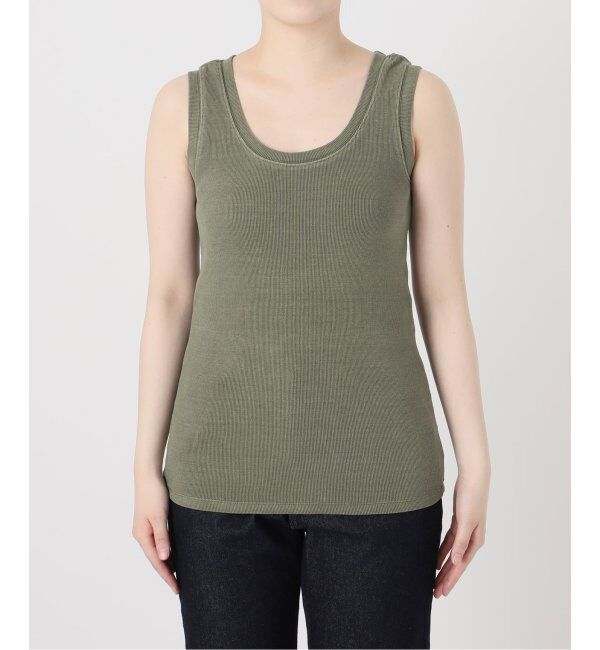 SLOBE IENA「《追加》コットンテレコタンクトップ」|タンクトップ|