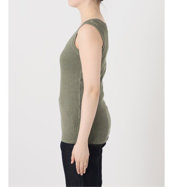 SLOBE IENA「《追加》コットンテレコタンクトップ」|タンクトップ|