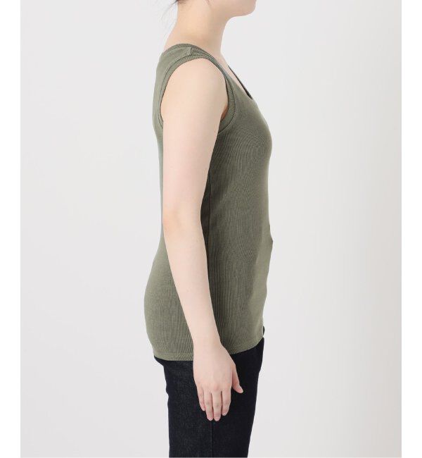 SLOBE IENA「《追加》コットンテレコタンクトップ」|タンクトップ|