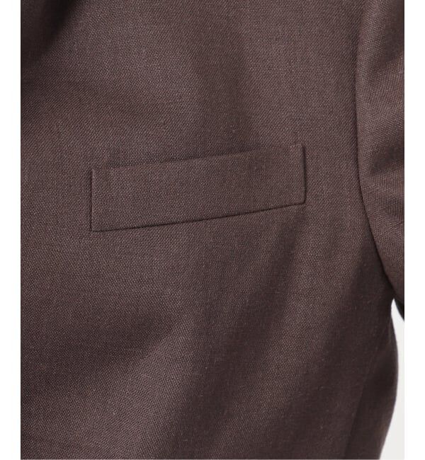 IENA「ウォッシャブル リネンミックス テーラードジャケット」|テーラードジャケット|