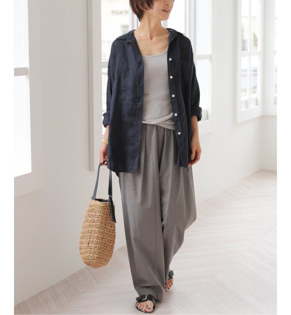 JOURNAL STANDARD relume「接触冷感 / 防しわ / ウォッシャブルブロードカーブイージーパンツ」|スラックス|