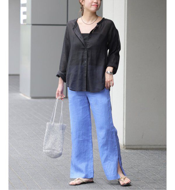 JOURNAL STANDARD relume「《追加2》麻スリットイージーパンツ」|その他|