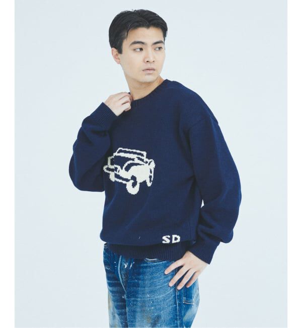 J.S.Homestead「Stead / ホビー インターシャ ニット」|ニット・セーター|